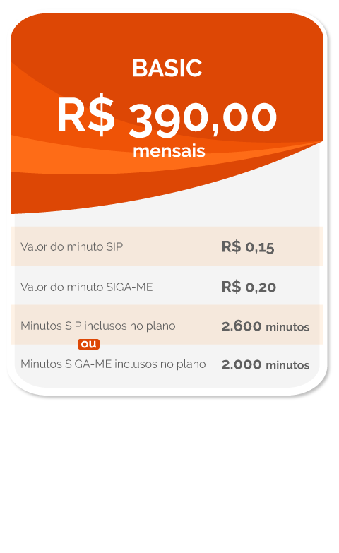 Plano Basic - R$390,00