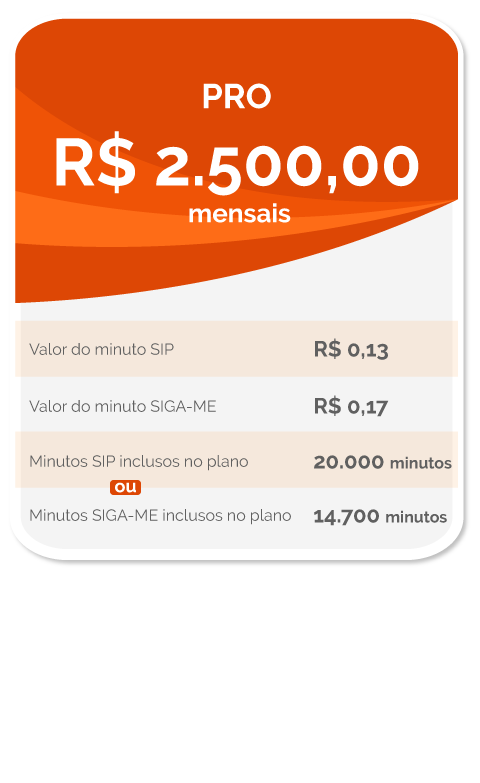 Plano Pro - R$2500,00